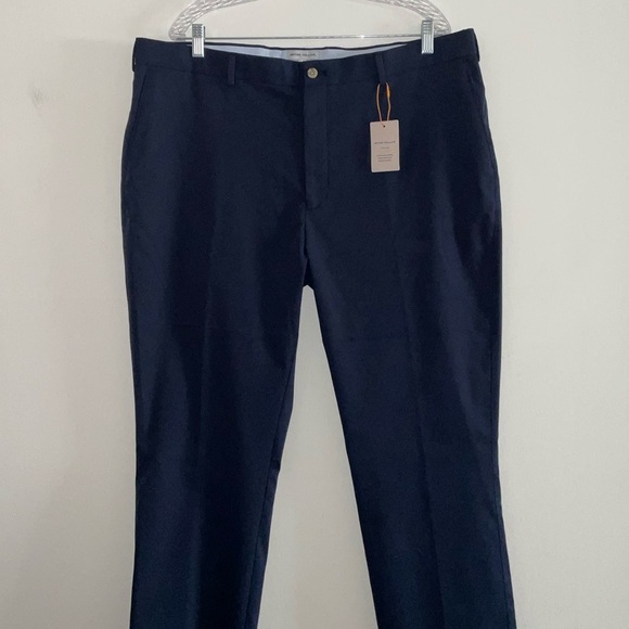 PETER MILLAR CROWN SPORT RALEIGH PERFORMANCE GOLF TROUSERS PANT IN NAVY 40x32